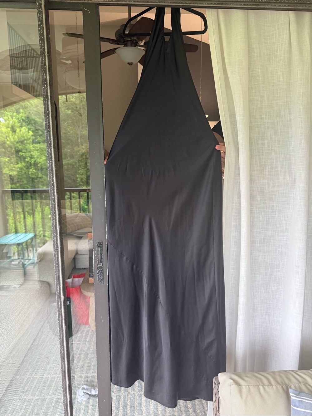 Show Me Your MuMu Black Twisted Halter Maxi Dress - Picture 4 of 5